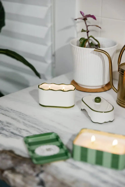 Smoked Pistachio Chérie Dish Candle