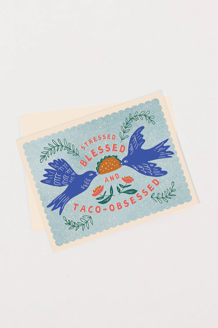 Taco Obsessed Greeting Card