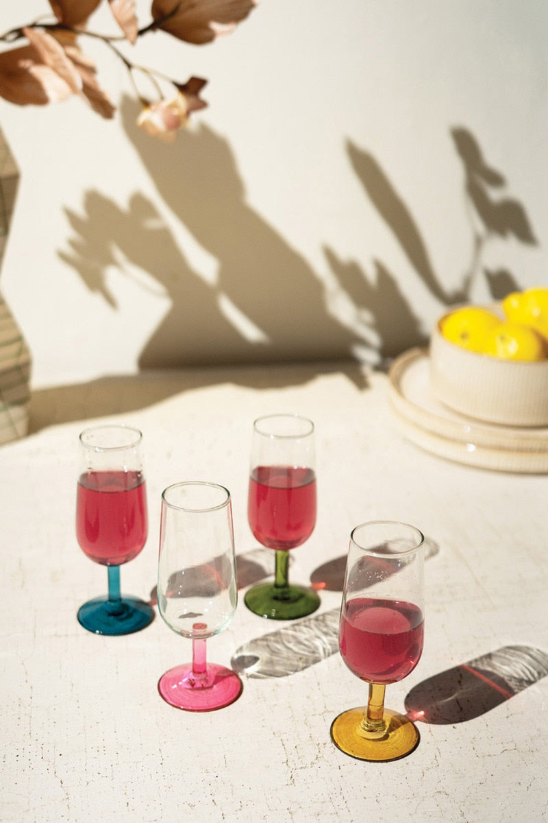Color Stem Aperitif Glass