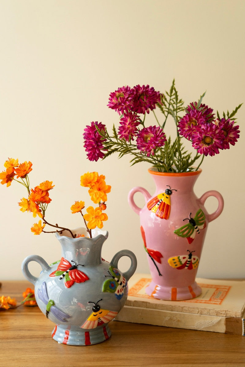 Butterfly + Moth Vases