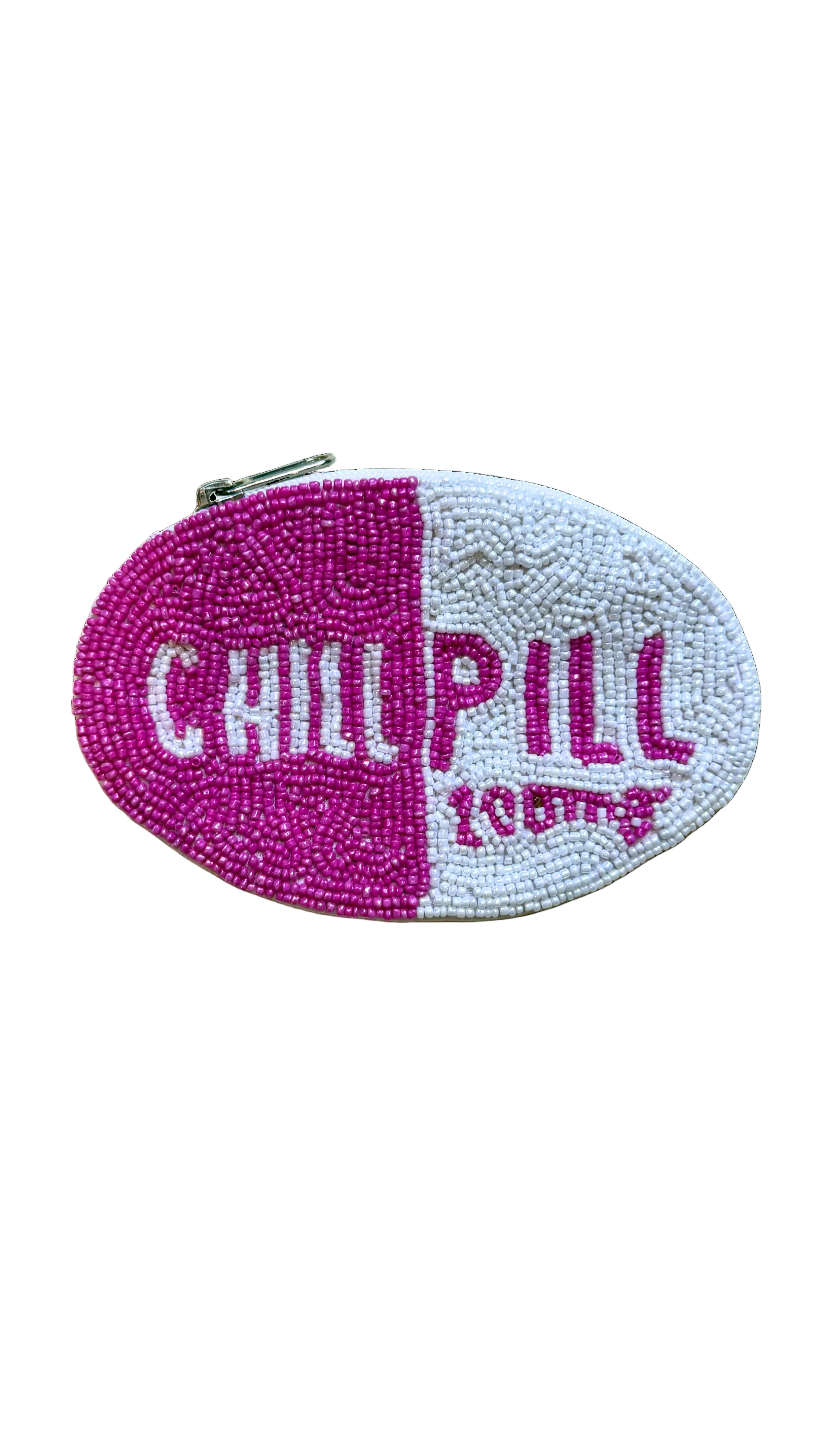 Chill Pill Beaded Coin Wallet