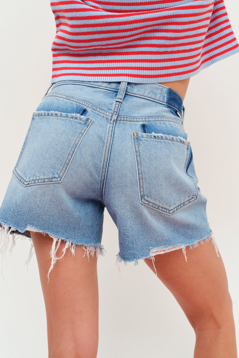 Crossroads Mid Rise Loose Short - Pulse