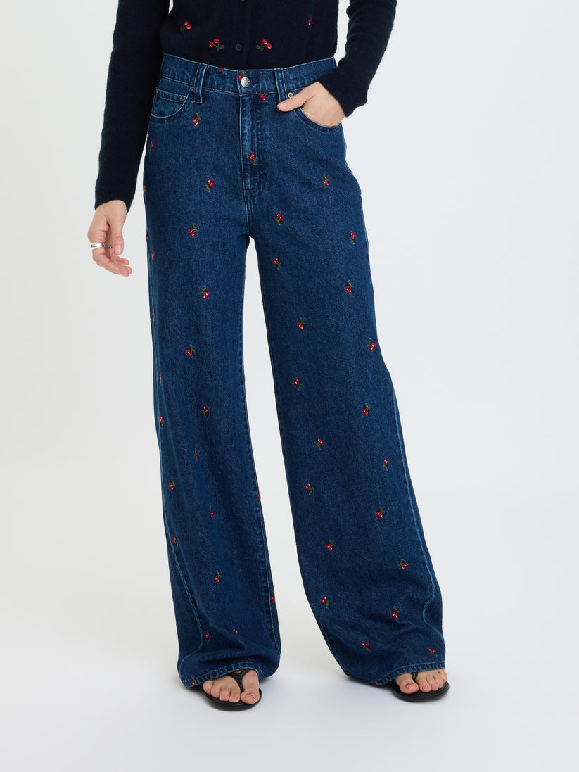 Far Out High Rise Wide Leg - Cherry Avenue