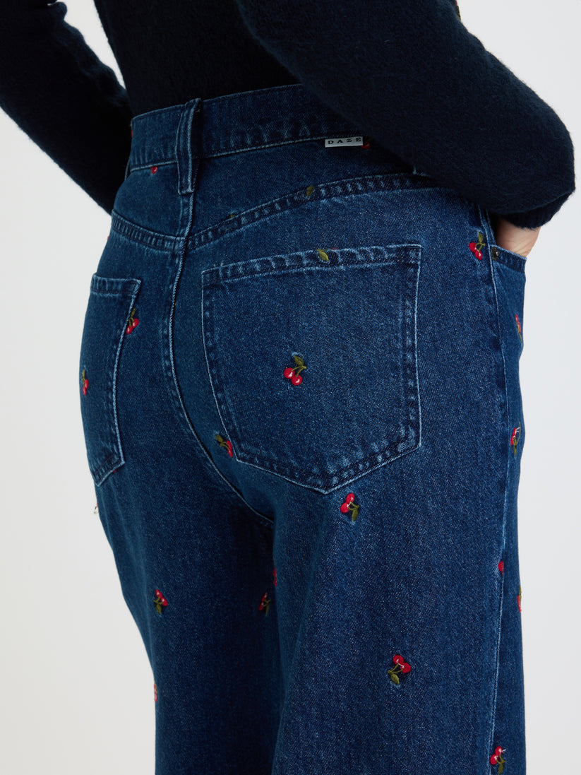 Far Out High Rise Wide Leg - Cherry Avenue