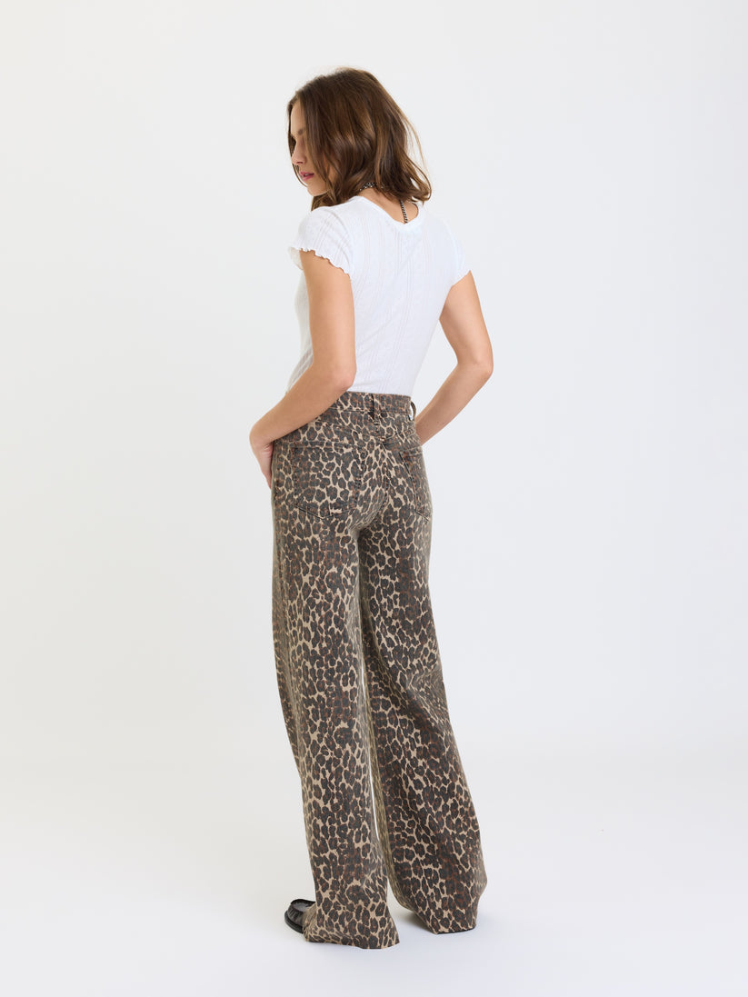 Far Out High Rise Wide Leg - Cool Cat