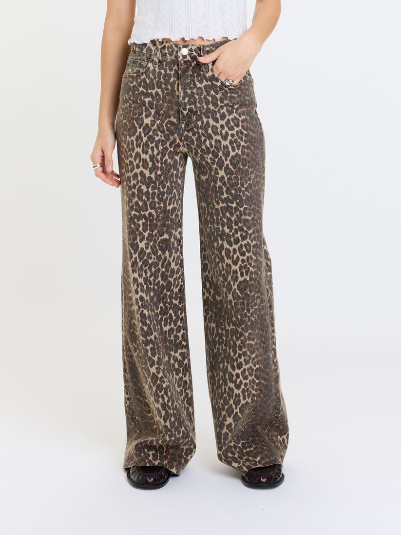 Far Out High Rise Wide Leg - Cool Cat