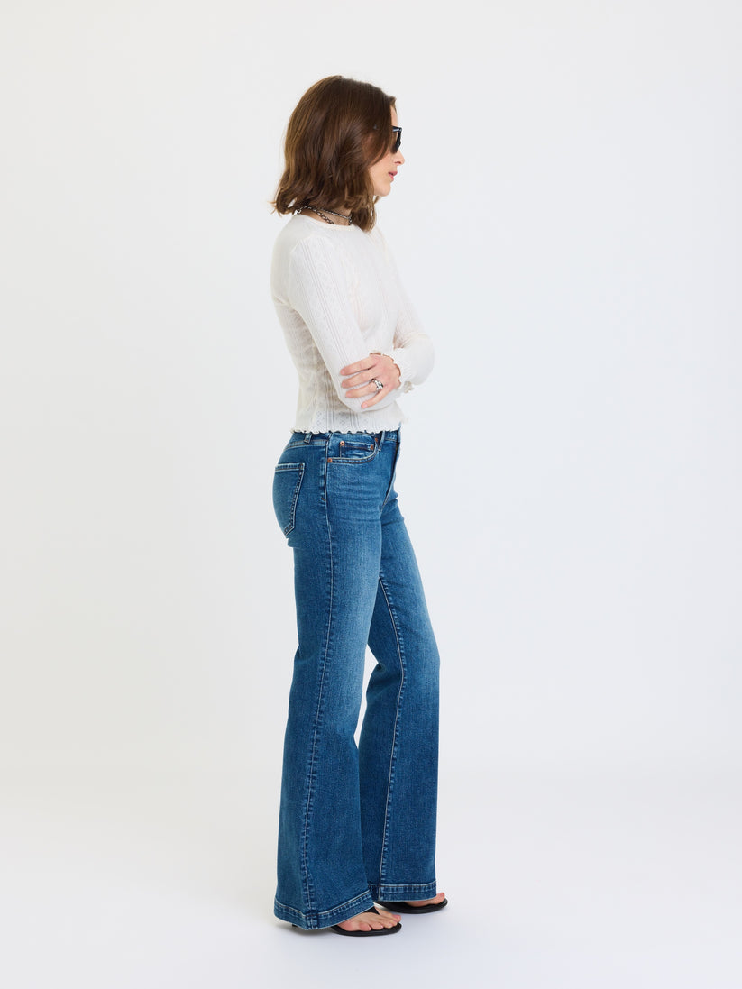The Heartbreaker Mid Rise Flare - Dusk