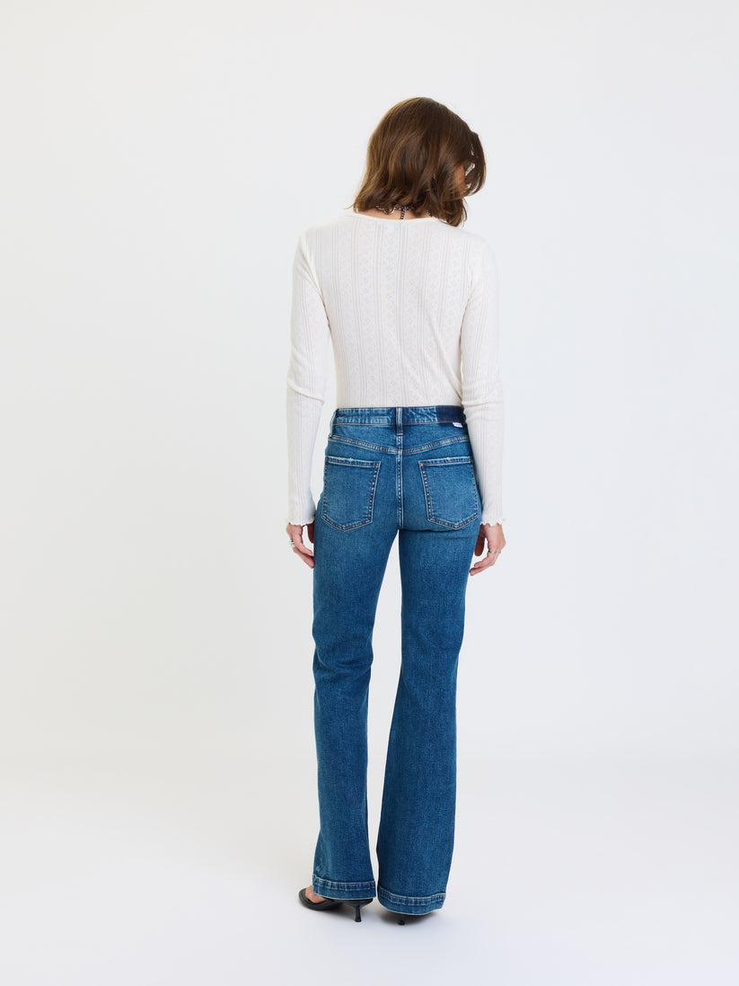 The Heartbreaker Mid Rise Flare - Dusk