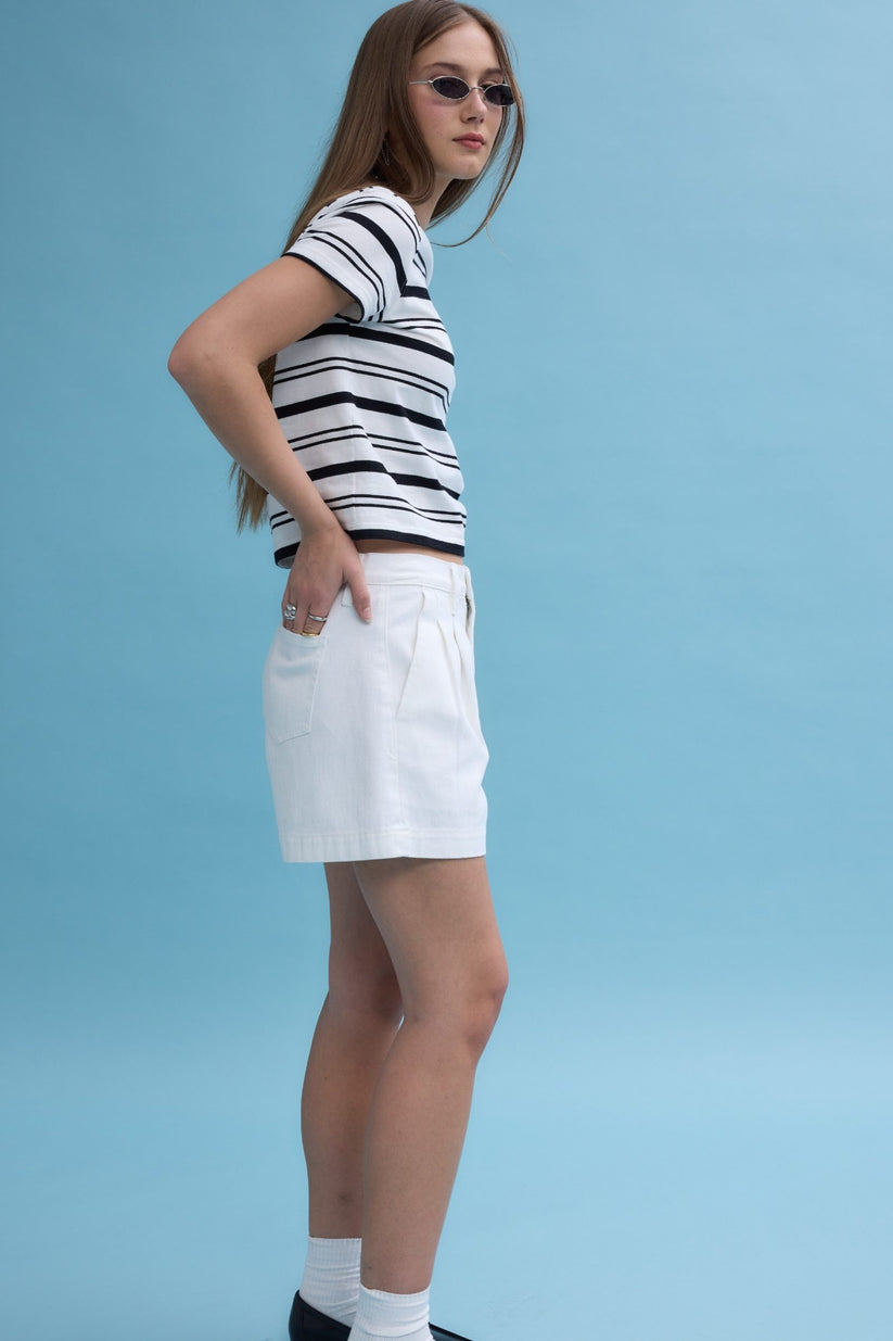 Coronado Pleated Short - Lamb