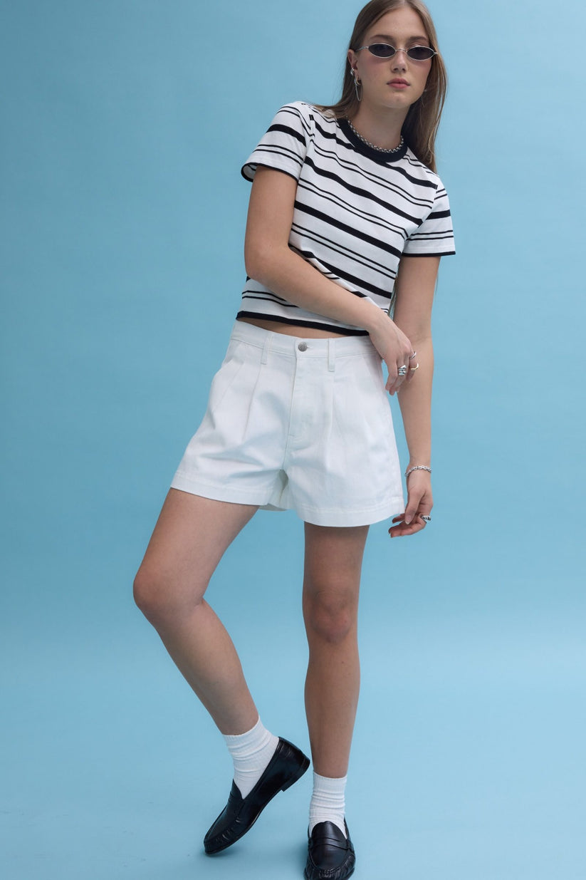 Coronado Pleated Short - Lamb