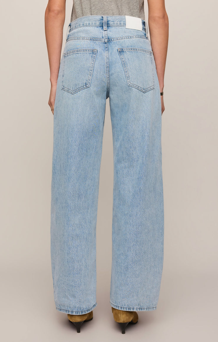 The Show off High Rise Bowed - Indigo Bloom