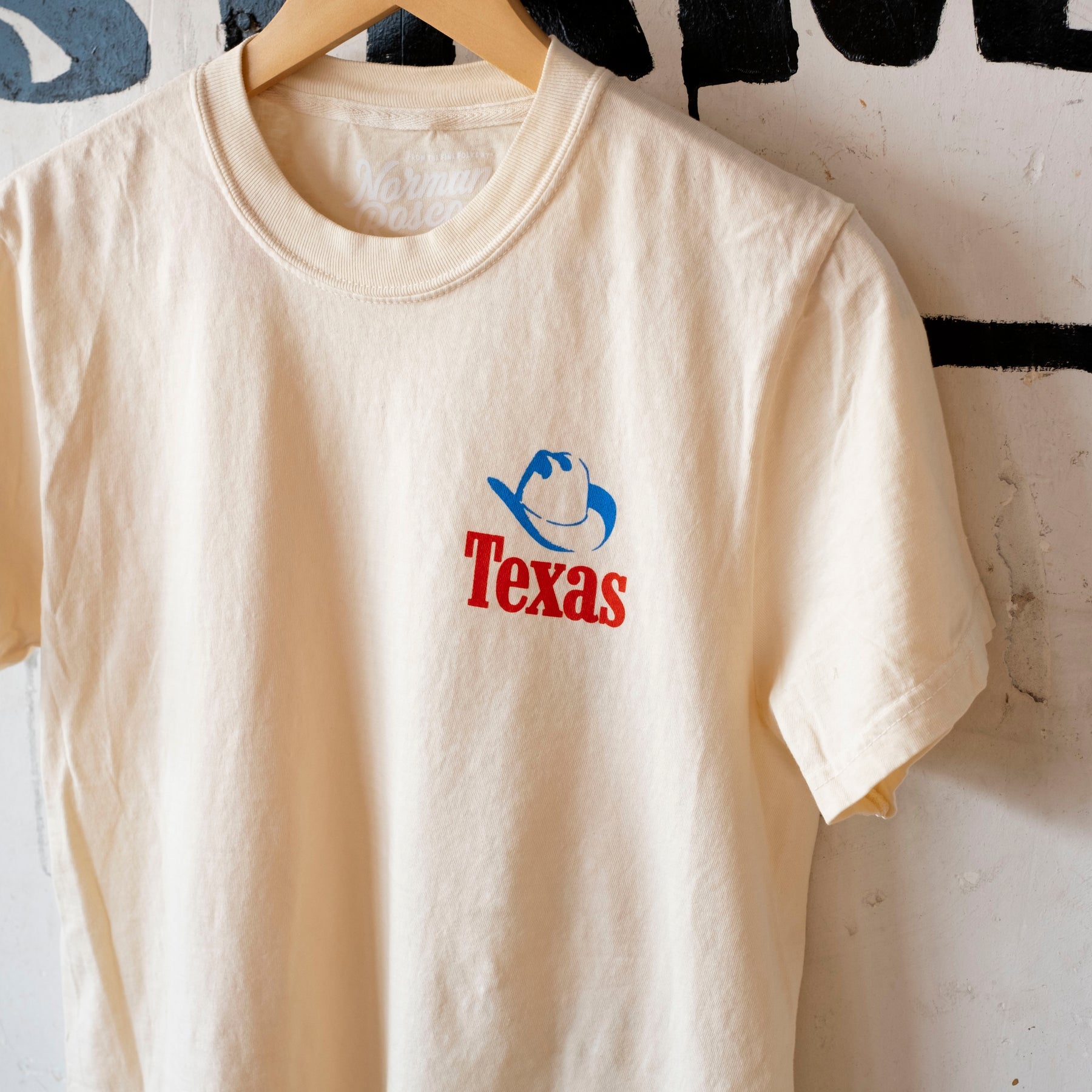 Heritage Cowboy Texas Tee - Cream