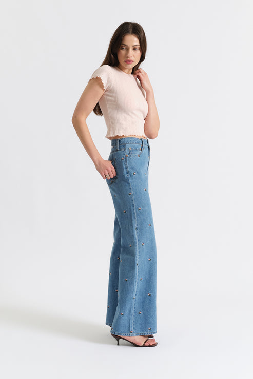 Far Out High-Rise Wide Leg - Fated