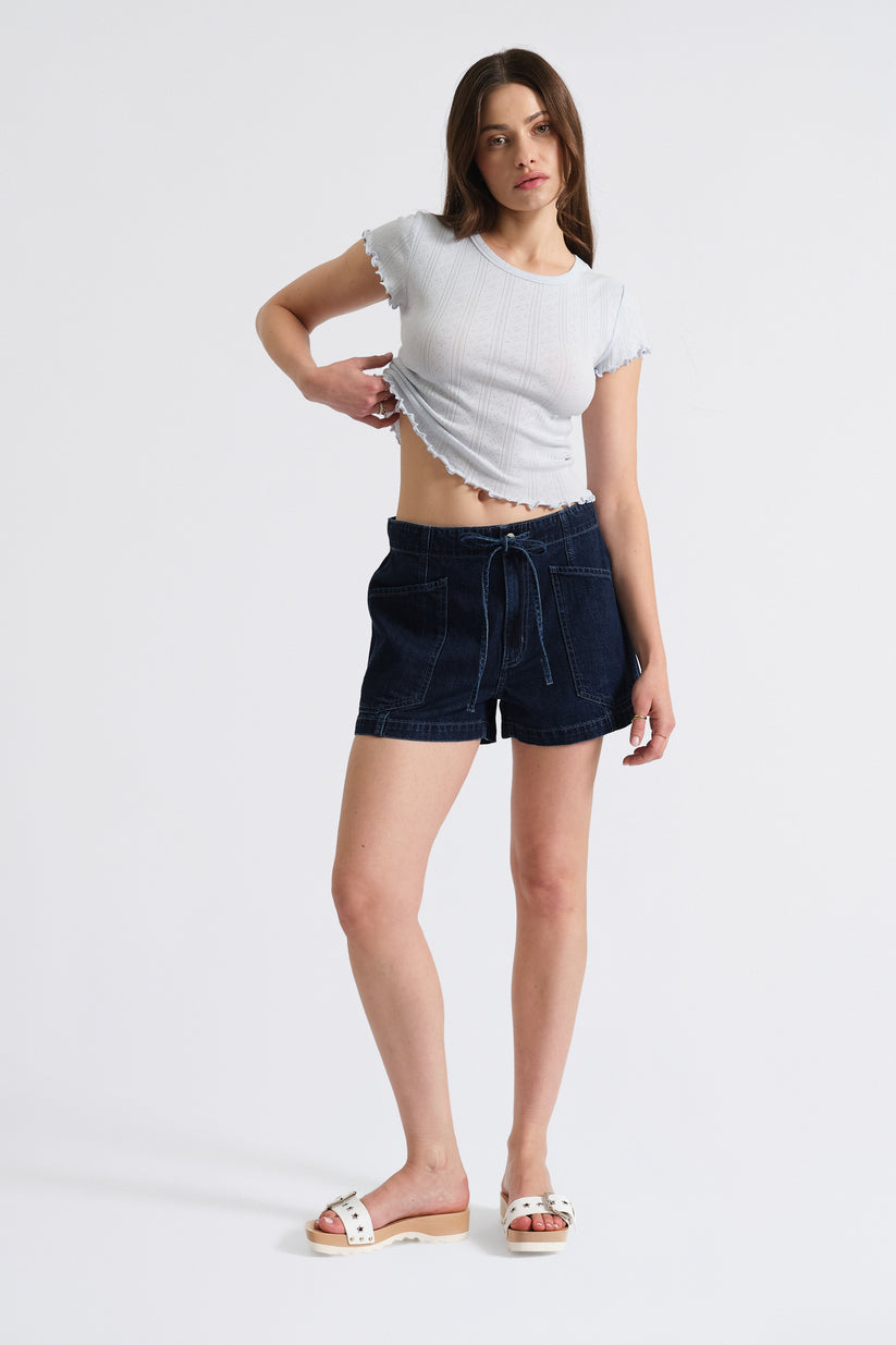 The Catalina Drawstring Short - Blue Mood