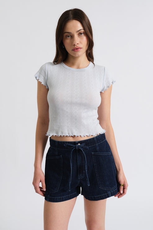 Lily Baby Tee - Powder Blue