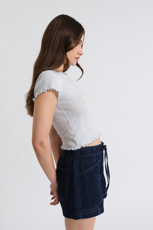 Lily Baby Tee - Powder Blue