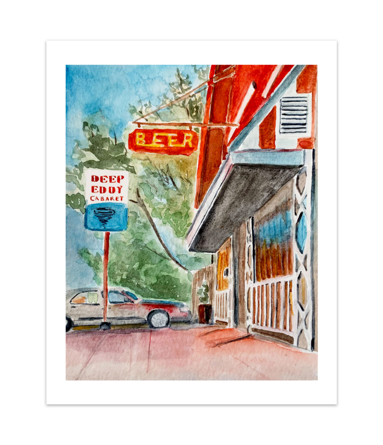 Coloring ATX Postcard