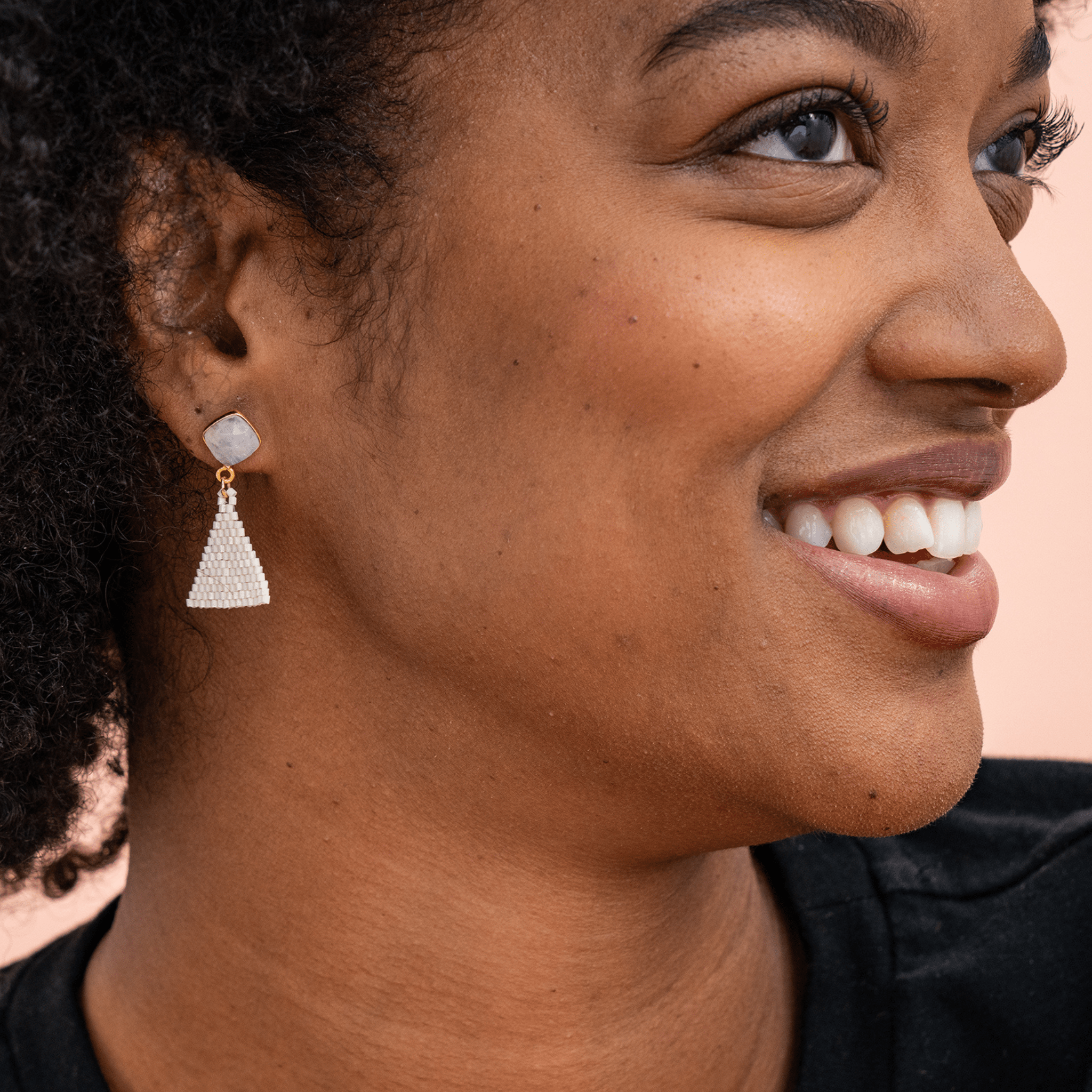 Celia Triangle Drop Earrings