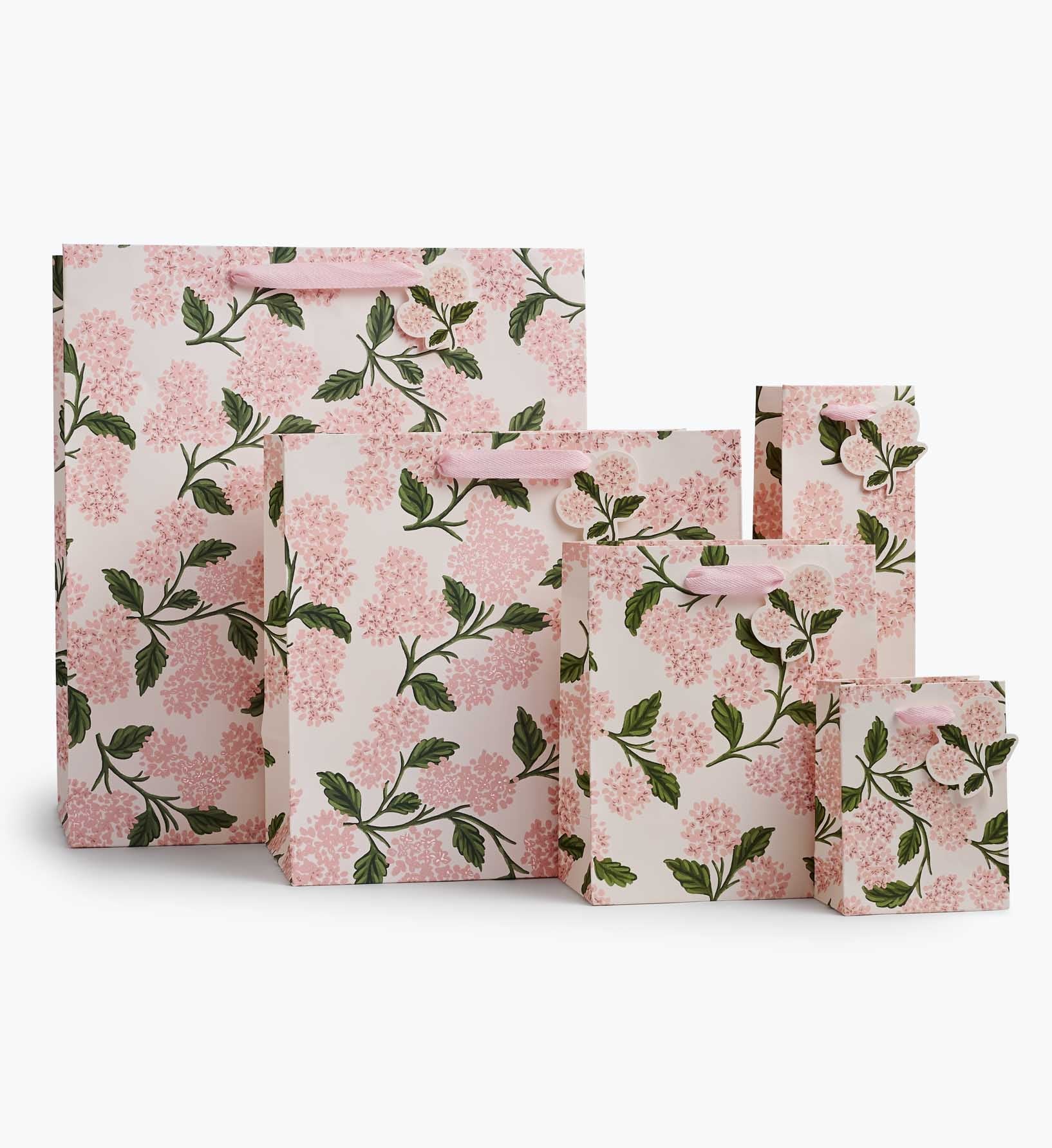 Pink Hydrangea Gift Bag