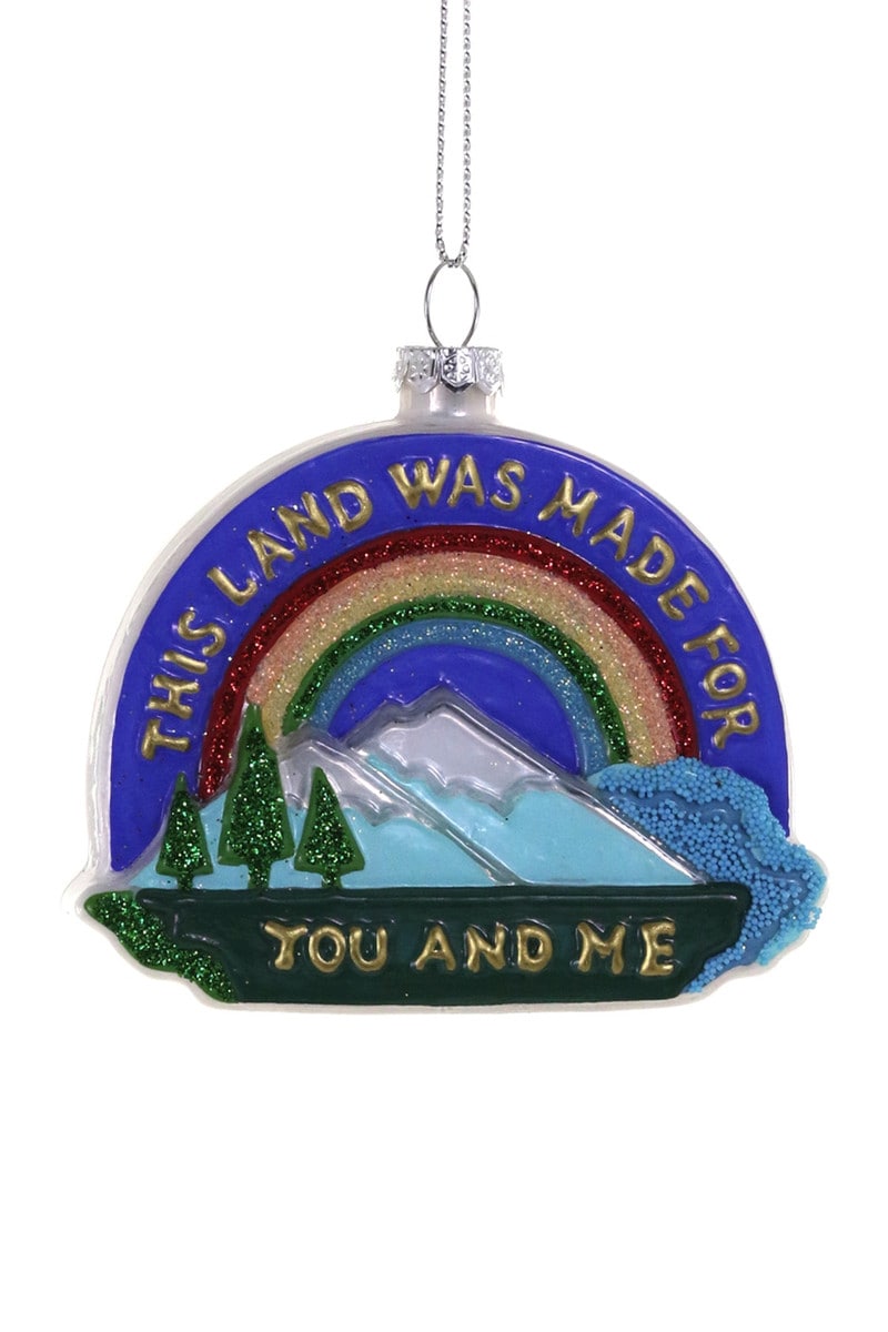 This Land Was Made For You + Me Ornament