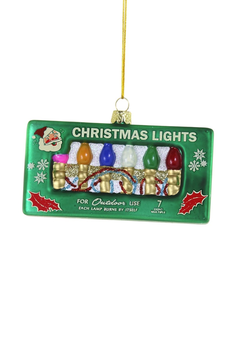 Vintage Christmas Lights Ornaments