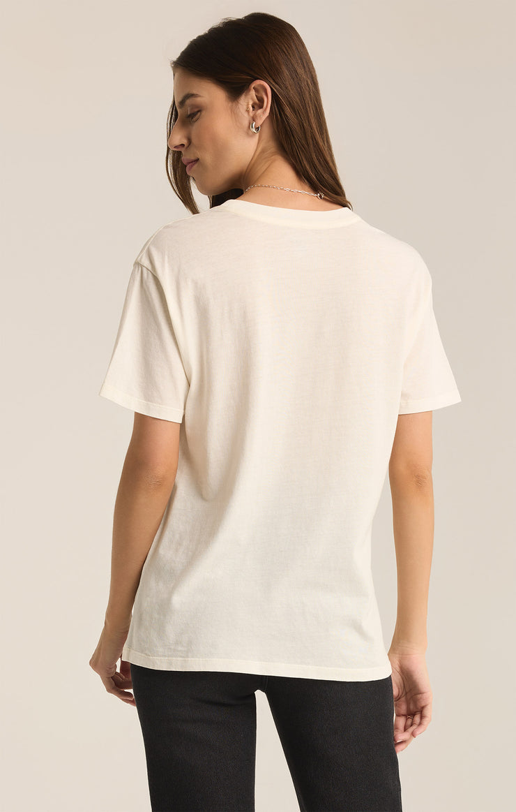 Bestie Boyfriend Tee - Sea Salt **FINAL SALE