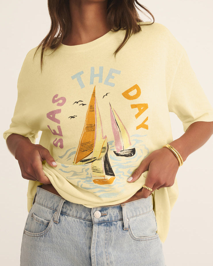 Seas So Cal Tee - Mellow Yellow