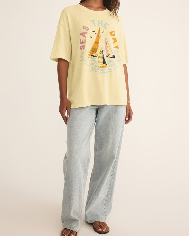 Seas So Cal Tee - Mellow Yellow
