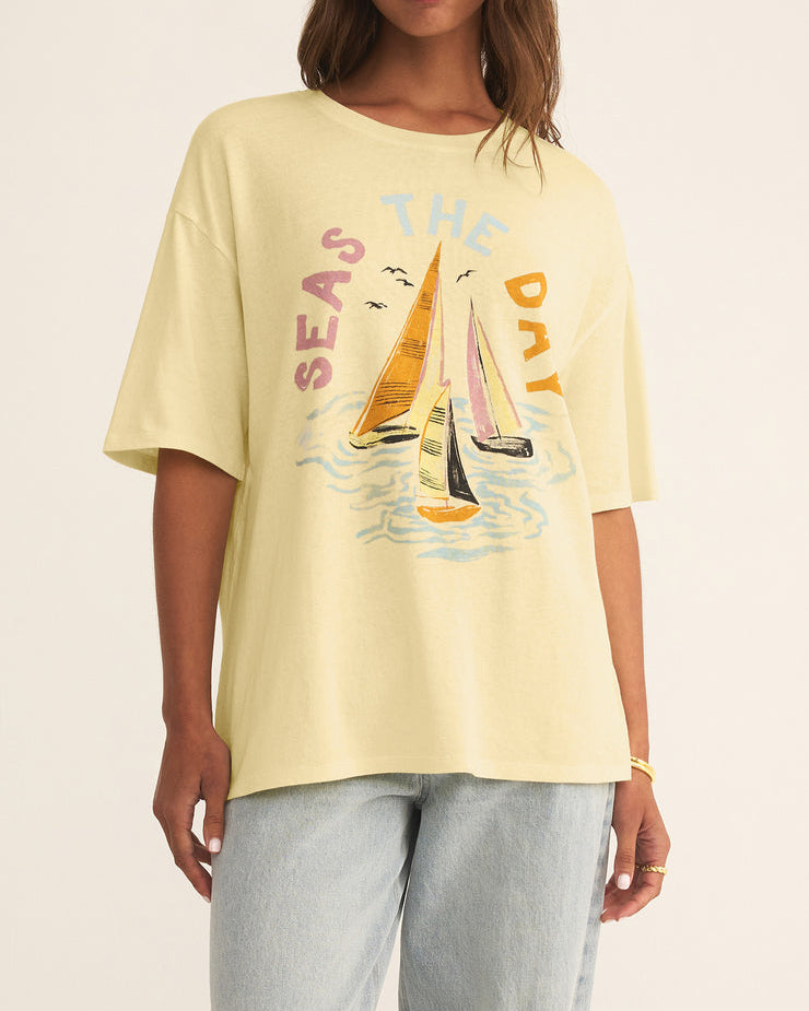 Seas So Cal Tee - Mellow Yellow
