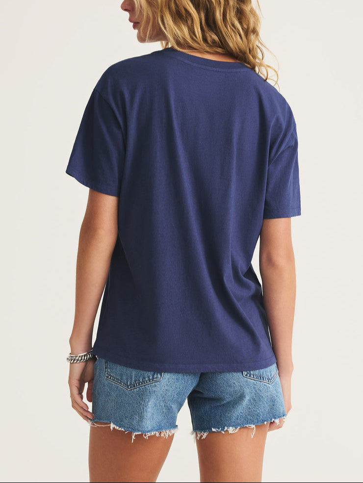 Party Boyfriend Tee - Yacht Blue *FINAL SALE*