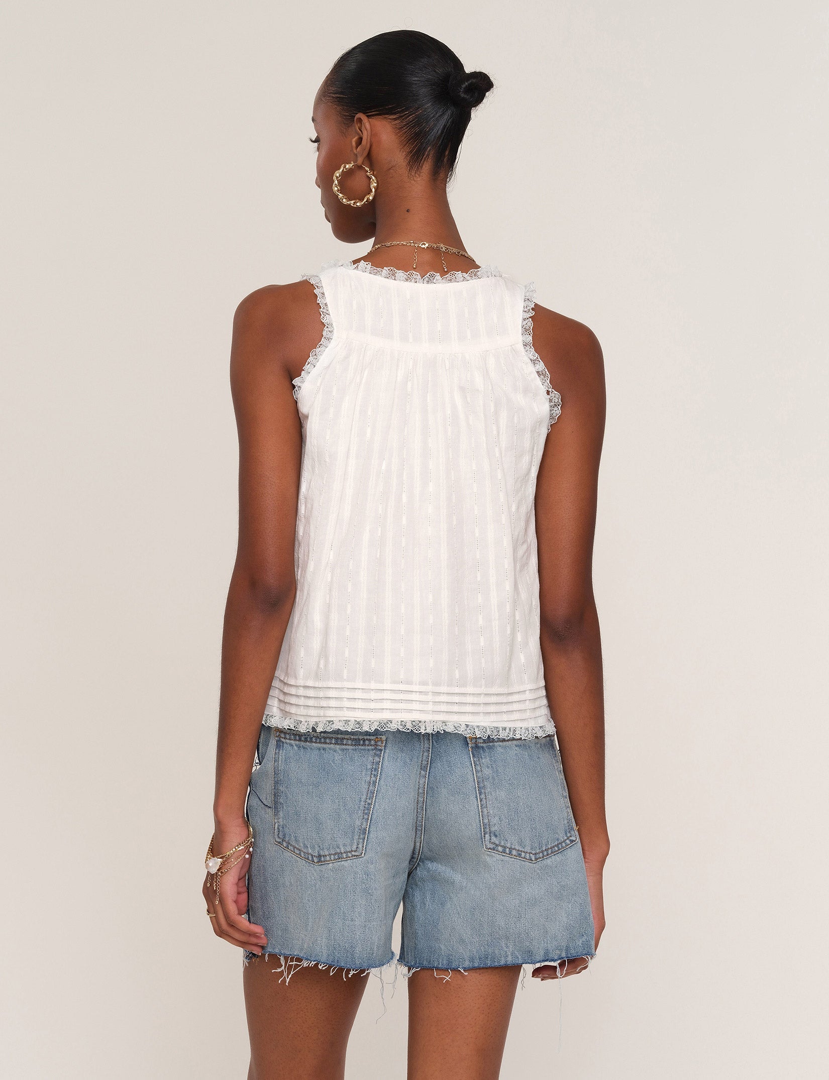 Ena Top - Eggshell