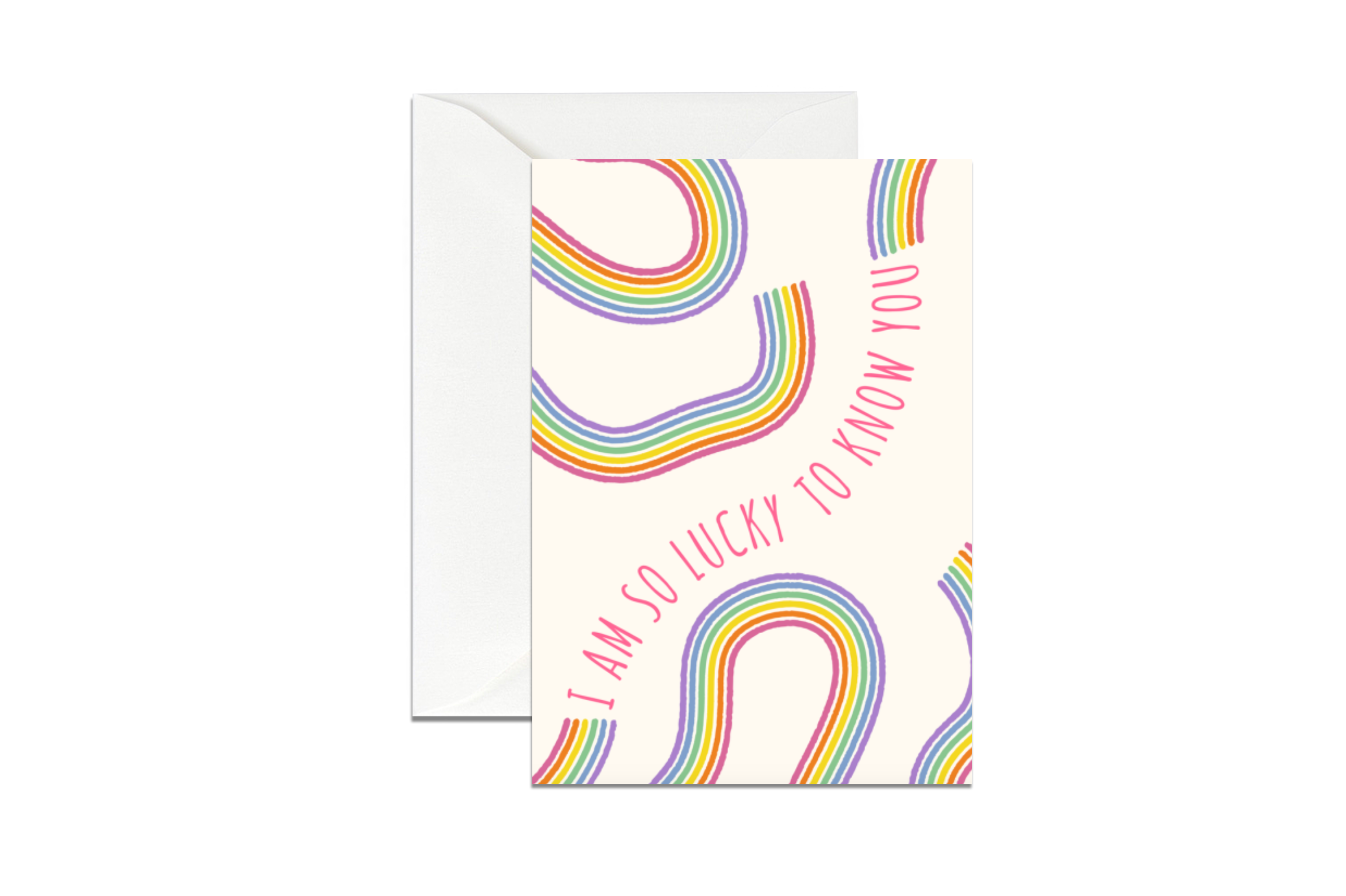 I Am So Lucky To Know You Card