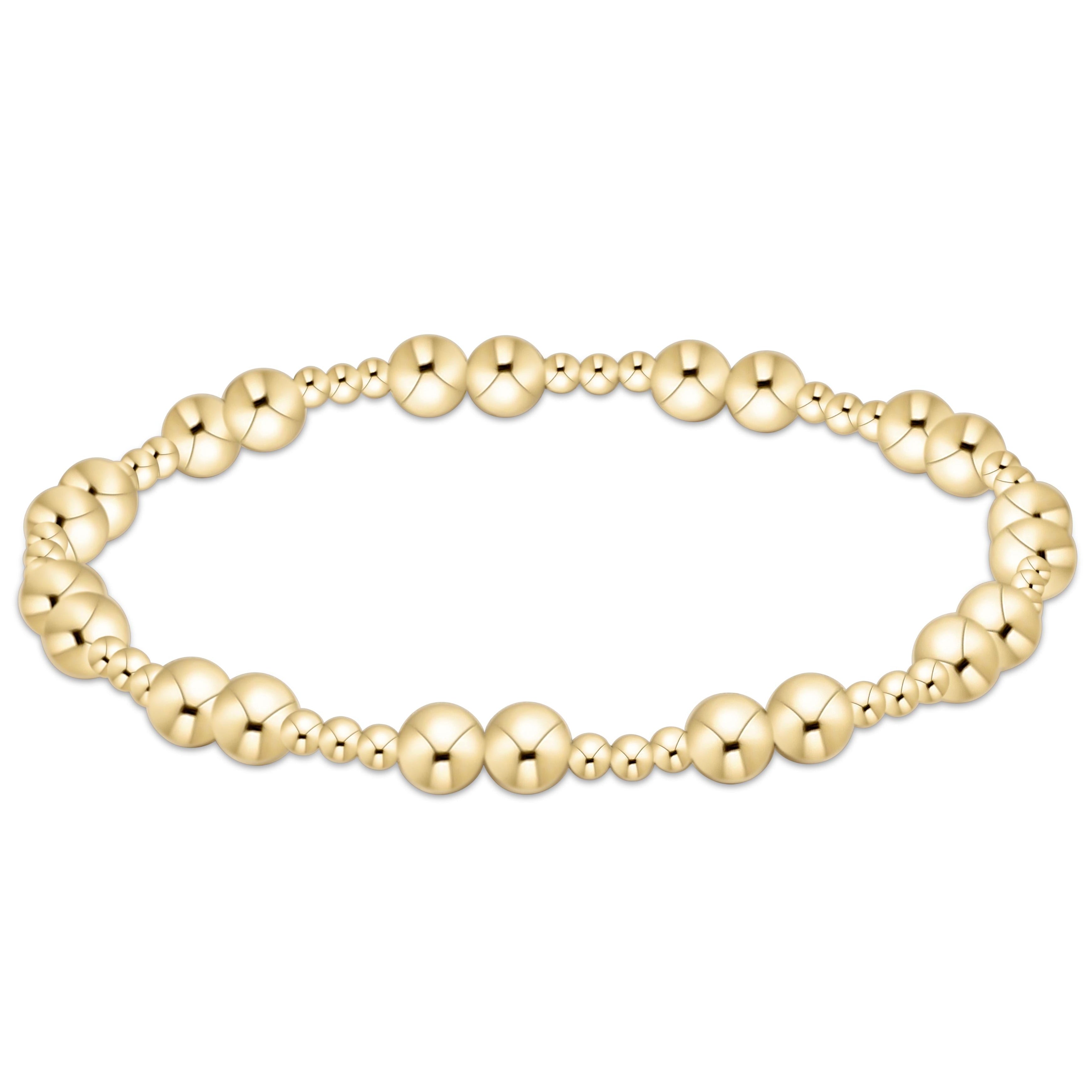 Together Gold Bead Bracelet