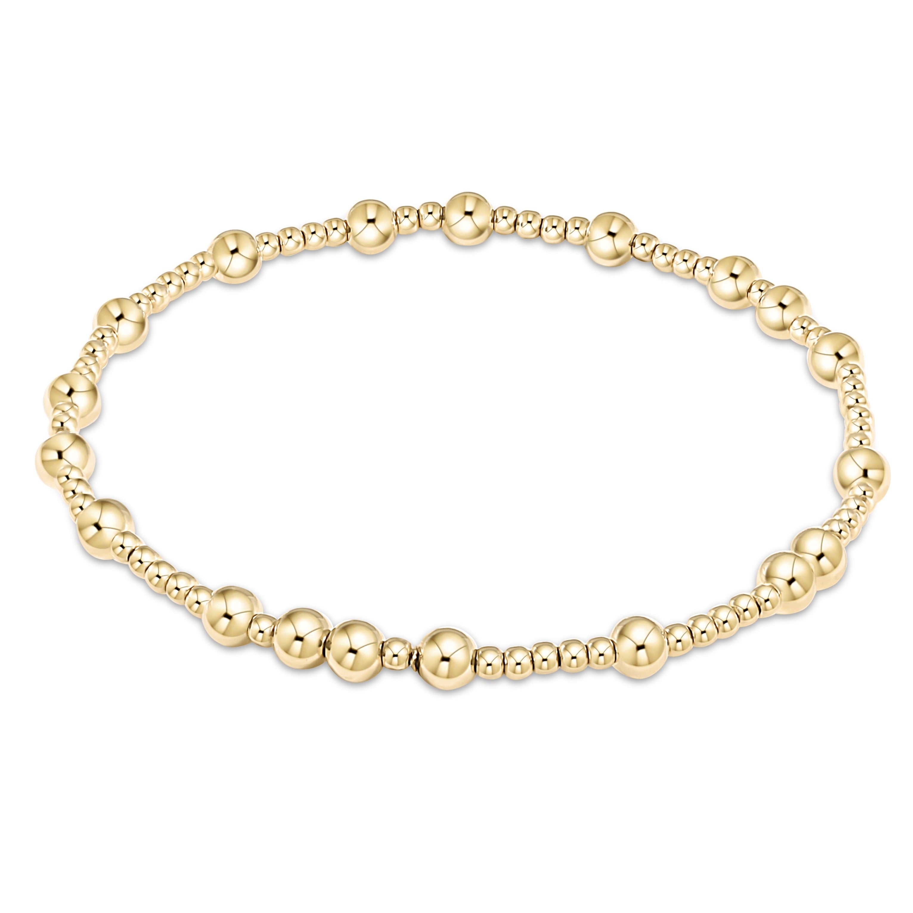 Extends Hope Unwritten Gold Bead Bracelet