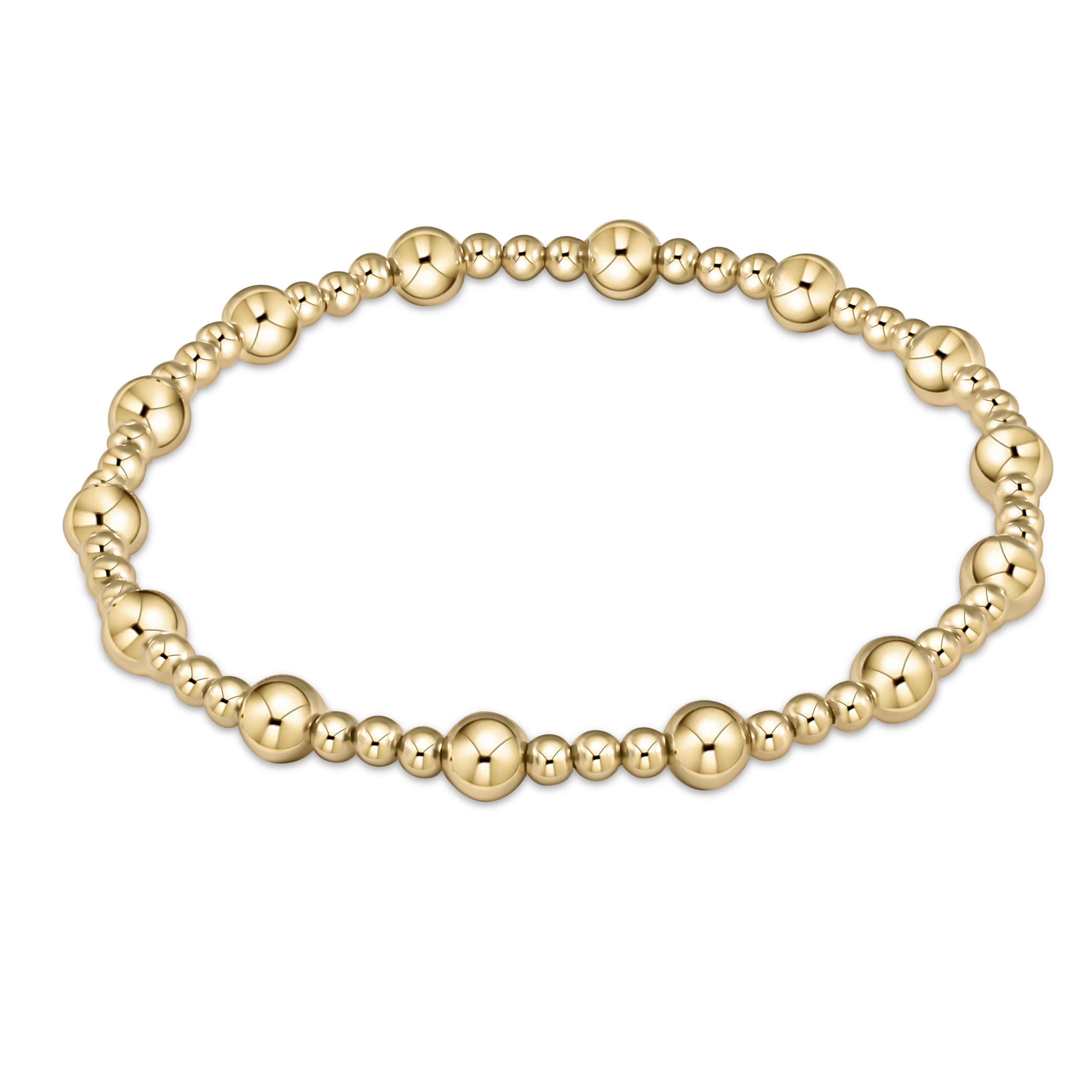 Sincerity Gold Bead Bracelet