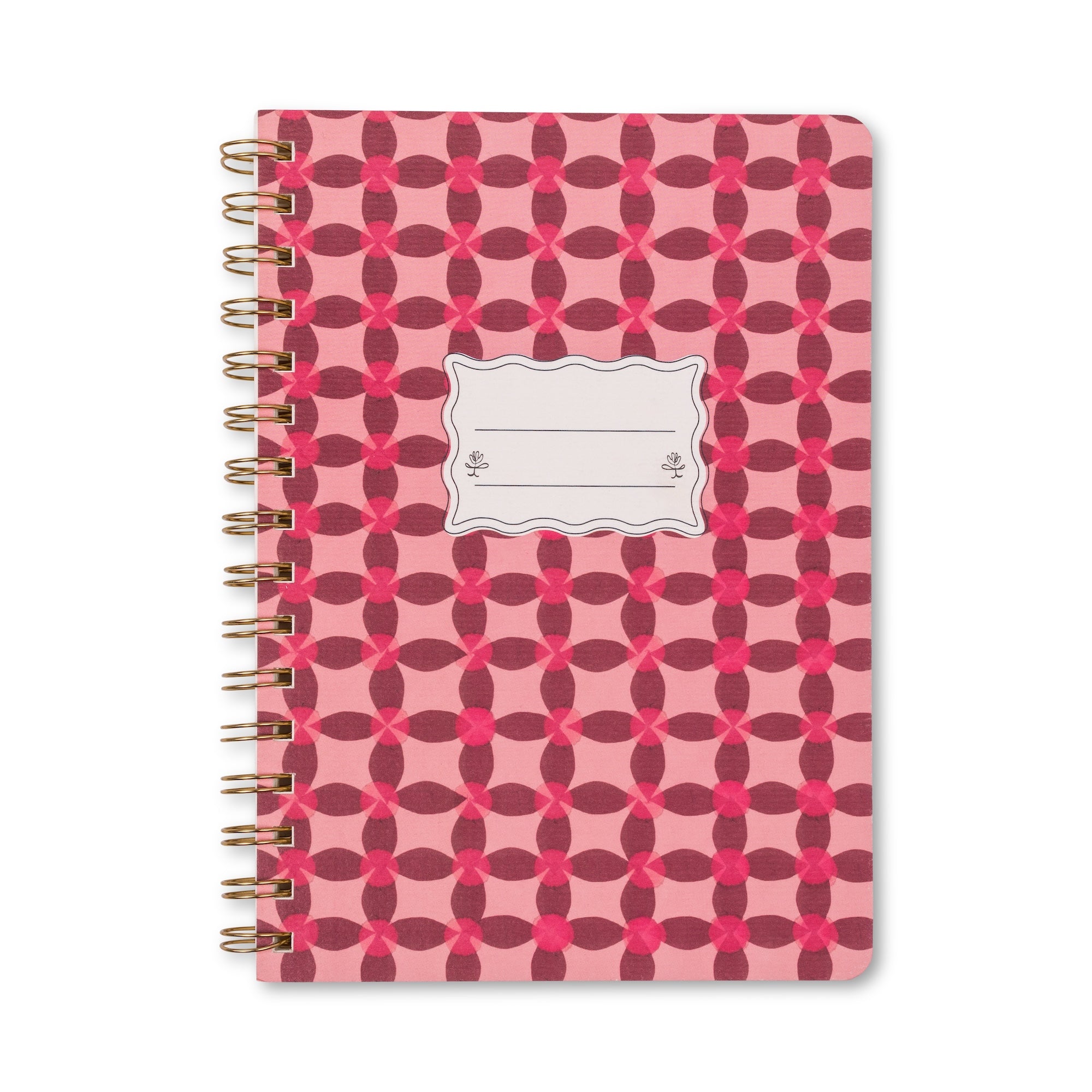 Pinwheel Pink Small Twinwire Notebook