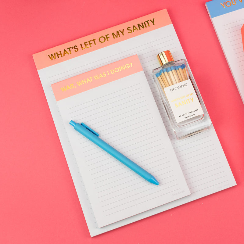 Wait, What Was I Doing? Notepad