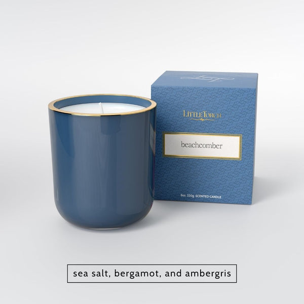 Beachcomber Glass Candle