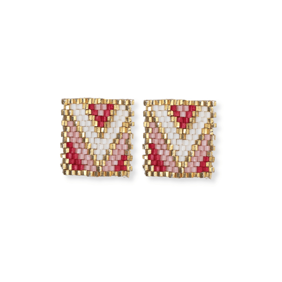 Kallie Rectangle Beaded Earrings