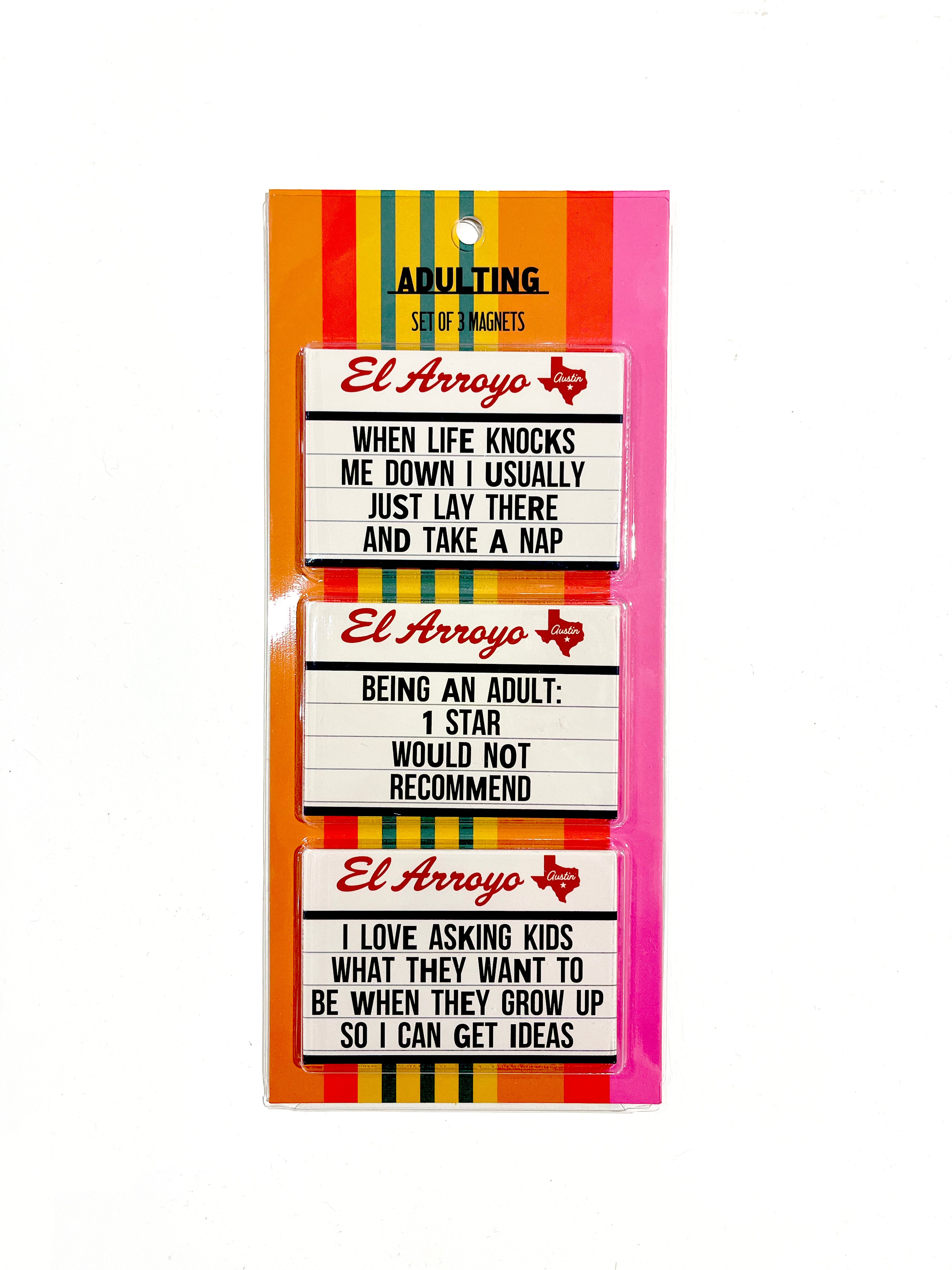 Adulting Patterned Magnet Set