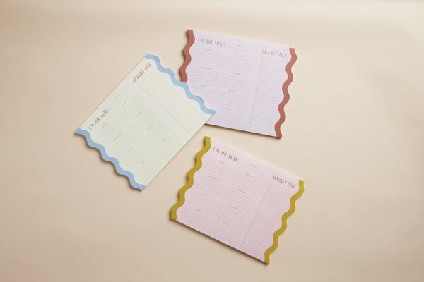 Meal Planner Notepad with Magnets