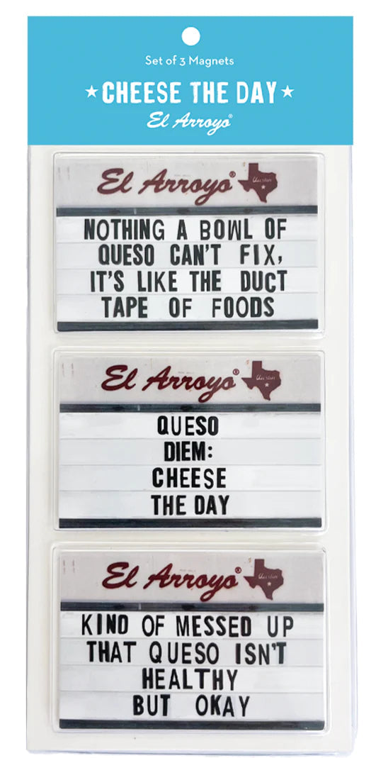 Cheese The Day El Arroyo Magnet Set