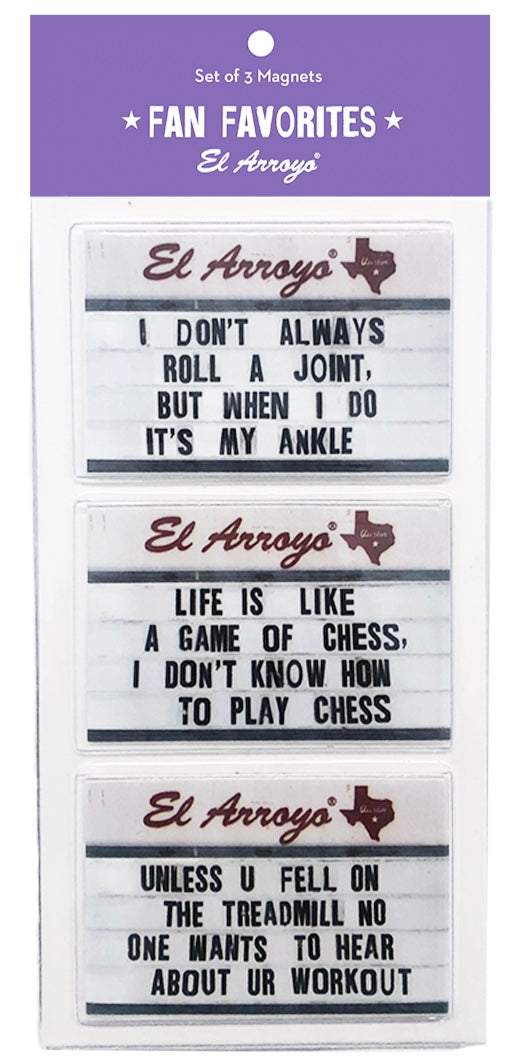 Fan Favorites El Arroyo Magnet Set