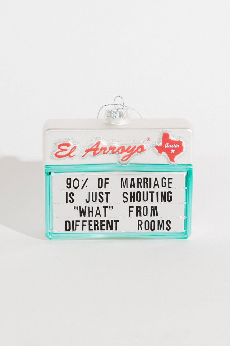 El Arroyo Sign Ornament