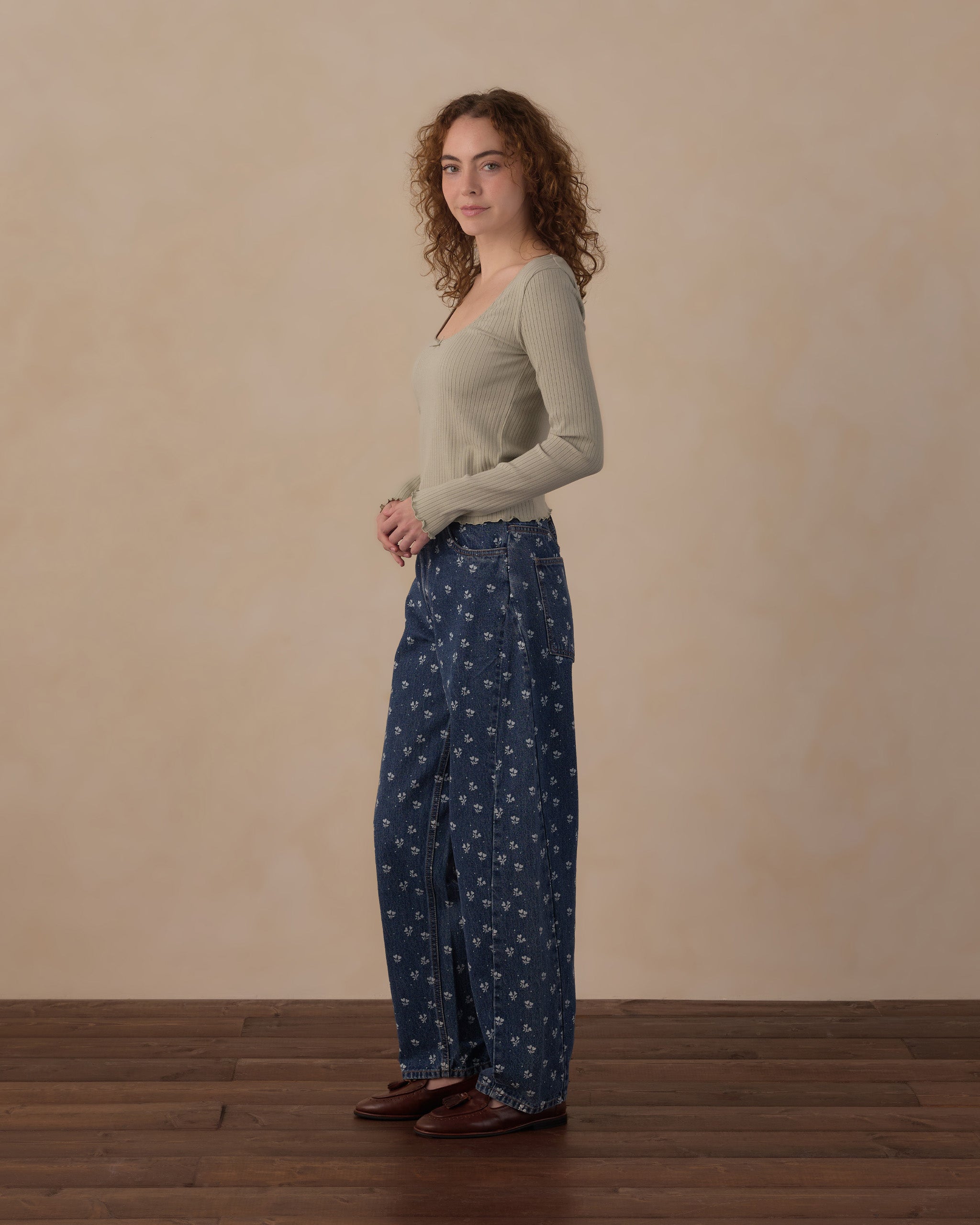 Ribbed Long Sleeve - Sage