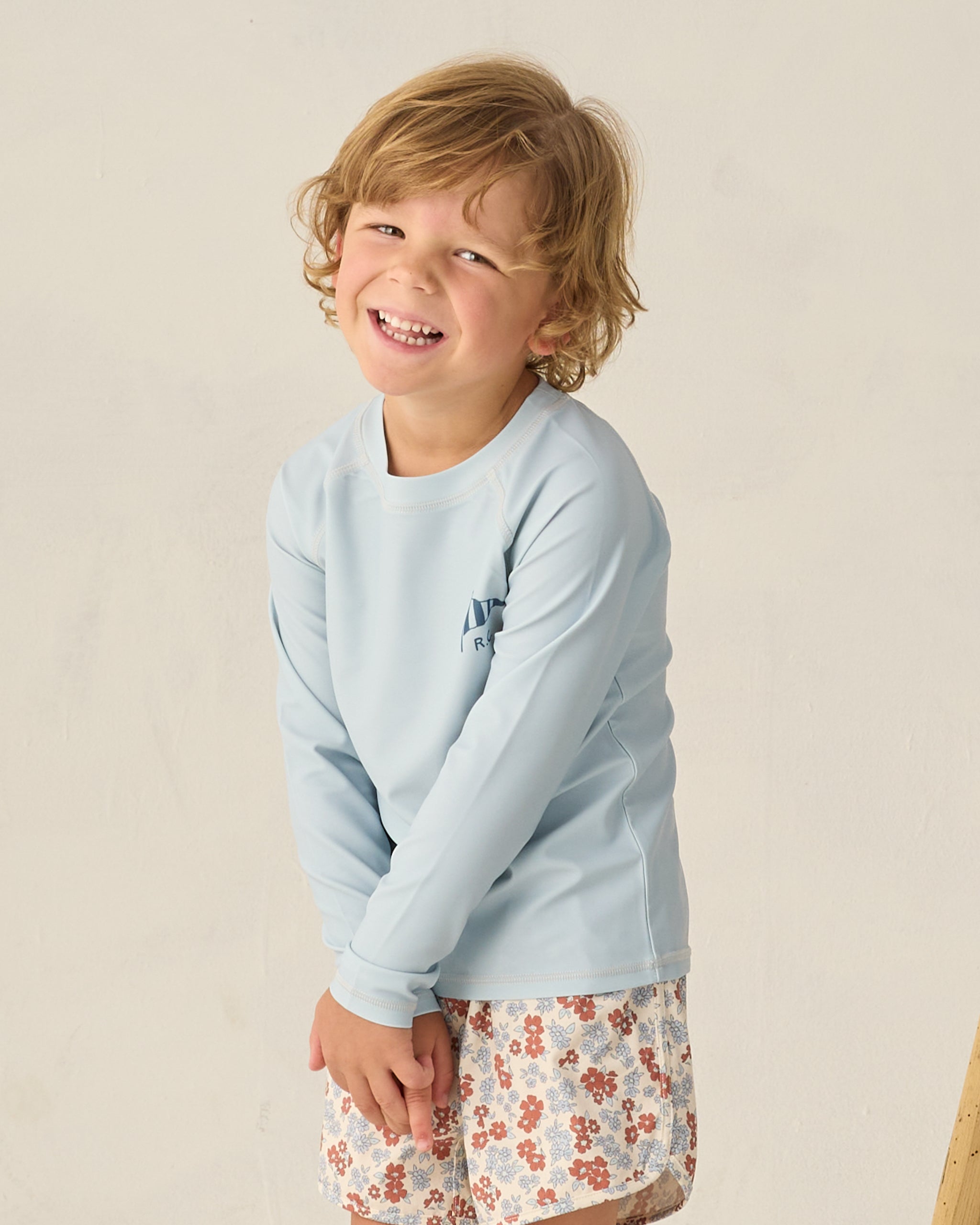 Long Sleeve Rashguard - Light Blue *FINAL SALE*