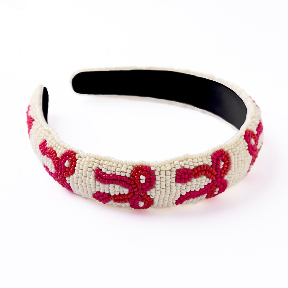 Stevie Beaded Bow Headband