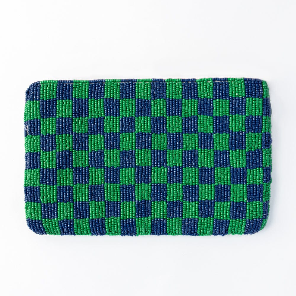 Leila Cherries Beaded Clutch