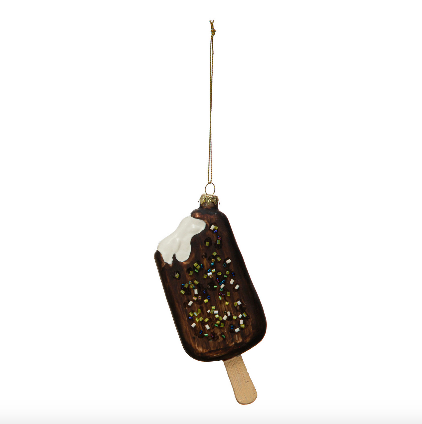 Glitter Ice Cream Bar Ornament