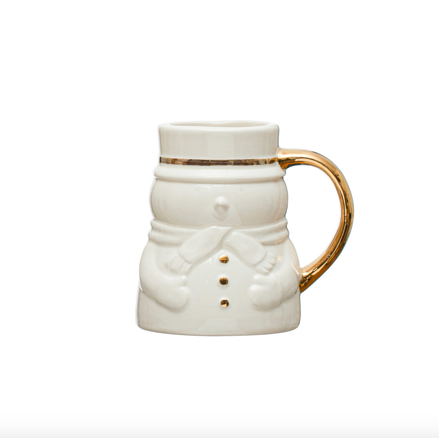 Stoneware Snowman Mini Mug